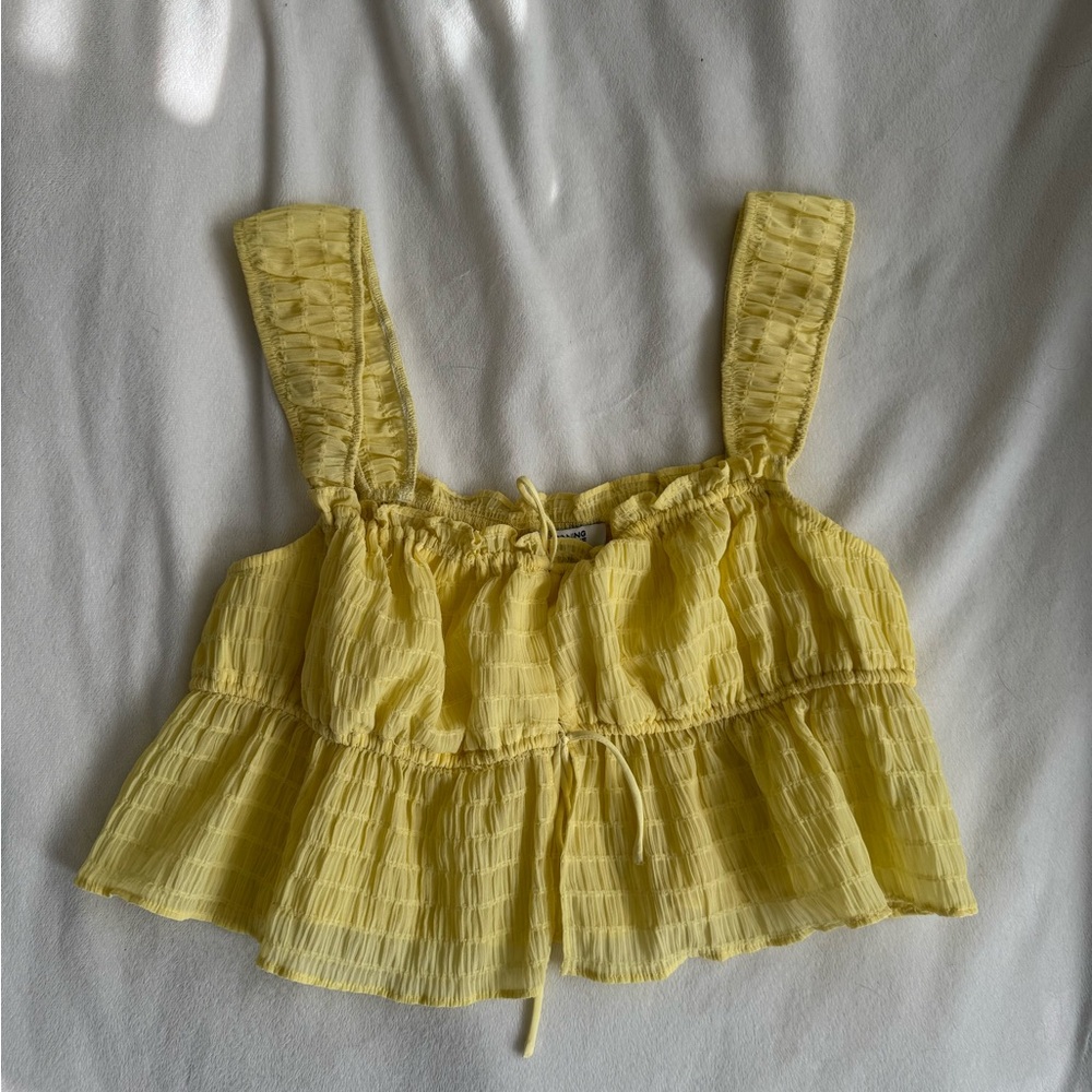 Beginning Boutique Yellow Blouse